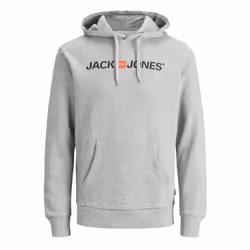 Jack & Jones 12137054, Adulte, Gris, XXL, SML, 1 pièce(s), Coton, Polyester