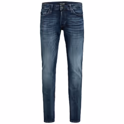 Jack &amp; Jones 12133074, Bleu, EUE, Jeans, Coton, Elastane, 83% Coton, 10% Coton biologique, 5% Élastomultiester, 2% Élasth ...