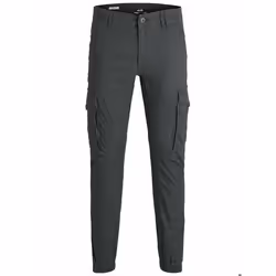 Jack & Jones 12140326, Cargo, Adulte, Gris, EUE, Coton, Elastane, 78% Coton, 20% Coton recyclé, 2% Élasthanne