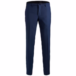 Jack &amp; Jones 12141112, Adulte, Bleu, EUE, Elastane, Polyester, Laine, Matière: 77% Polyester, 22% Laine, 1% Élasthanne; D ...