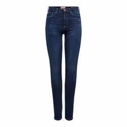 Jean Skinny Taille haute - ONLY - Femme - Bleu Marine - Coupe Skinny