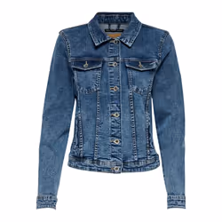ONLY 15170682, Femelle, Adulte, 36, Coupe régulière, Coton, Elastane, Bleu