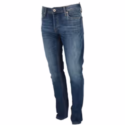 Jack &amp; Jones 12152347, Bleu, EUE, Jeans, Coton, Elastane, Polyester, 60% Coton, 28% Polyester, 10% Coton biologique, 2% É ...
