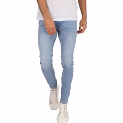 Jack & Jones 12149678, Bleu, EUE, Jeans, Coton, Elastane, Polyester, 75% Coton, 13% Polyester, 10% Coton biologique, 2% Élast ...