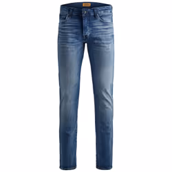 Jack &amp; Jones 12148275, Bleu, EUE, Jeans, Coton, Elastane, 82% Coton, 10% Coton biologique, 6% Élastomultiester, 2% Élasth ...