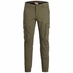 Jack &amp; Jones 12151639, Mâle, Adulte, Vert, EUE, Coton, Elastane, 78% Coton, 20% Coton recyclé, 2% Élasthanne
