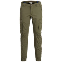 Jack&Jones Junior Pantalon en tissu Paul 12151639 Vert Slim Fit