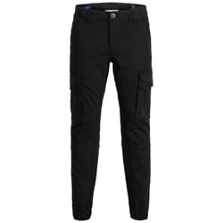 Jack&Jones Junior Pantalon en tissu Paul 12151646 Noir Slim Fit
