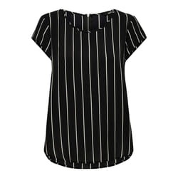 ONLY 15161116 Haut (vêtement) Col rond Manche courte Elastane, Polyester