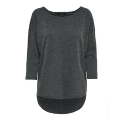 ONLY 15177776 Haut (vêtement) Col rond Manche 3/4 Elastane, Polyester