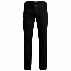 Jack &amp; Jones 12153645, Jeans, Adulte, Noir, EUE, Coton, Elastane, Polyester, 60% Coton, 28% Polyester, 10% Coton biologiq ...