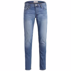 Jack & Jones 12157416, Bleu, EUE, Jeans, Coton, Elastane, Polyester, 60% Coton, 28% Polyester, 10% Coton biologique, 2% É ...