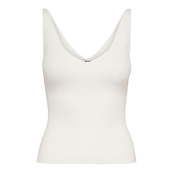 ONLY 15180497 Débardeur Col V Sans manches Nylon, Viscose