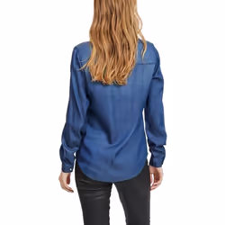 Chemise Vila Voir Denim pour Femme - VILA - Bista - Bleu - Regular - Manches longues - Col chemise