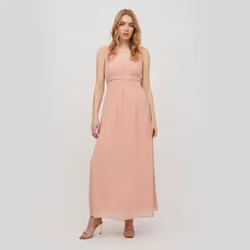 Robe longue fluide rose poudrée - VILA - 14059707 3963 - Femme - Toutes saisons