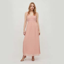 Robe longue fluide rose poudrée - VILA - 14059707 3963 - Femme - Toutes saisons