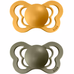 Faites confiance aux techniques traditionnelles pour apaiser votre bébé. La tétine BIBS Couture Natural Rubber Size 2: 6+ mon ...