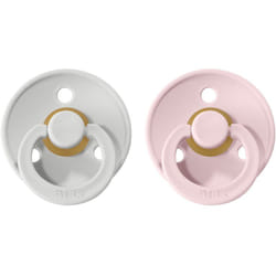 BIBS Colour Natural Rubber Size 1: 0+ months Haze / Blossom 2 pcs