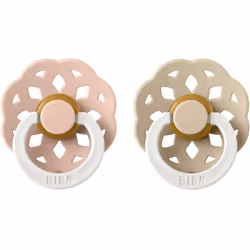 Faites confiance aux techniques traditionnelles pour apaiser votre bébé. La tétine BIBS Boheme Natural Rubber Night Size 2: 6 ...