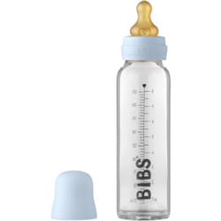 BIBS Baby Glass Bottle 225 ml Baby Blue 225 ml