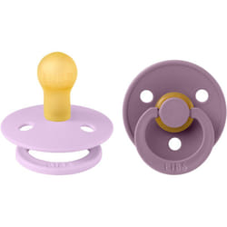 BIBS Colour Natural Rubber Size 1: 0+ months Violet Sky / Mauve 2 pcs
