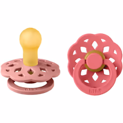 Choisir une tétine ne signifie pas faire des concessions sur le modernisme du design. La tétine Boheme Natural Rubber au desi ...
