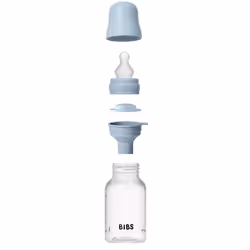 Bibs Baby BPA-Free PP Bottle Set 150ml Silicone - Baby Blue - Vue supplémentaire 3