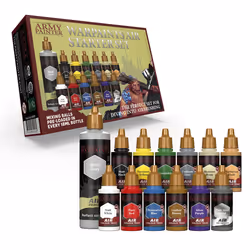 The Army Painter AW8001P, Noir, Bleu, Marron, Vert, Gris, Métallique, Violet, Rouge, Blanc, Jaune, Peinture acrylique, 18 ml, ...