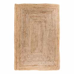 House Nordic 3981162, Intérieure, Tapis de sol, Jute, Naturel, Monochromatique, Monochromatique