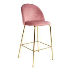 House Nordic Lausanne Tabouret de bar Siège rembourré Dossier rembourré 4 pieds