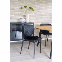 House Nordic 3981141 coussin de chaise Noir