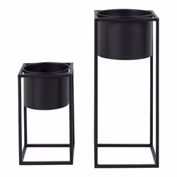 House Nordic Marla Noir Acier 2 pièce(s)