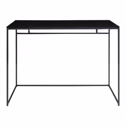 House Nordic Vita, Droit, Forme rectangulaire, Acier, Home office, Noir, Noir