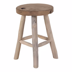 House Nordic Badia, Siège rigide, Marron, Bois, 4 pieds, Marron, 320 mm