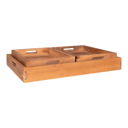 House Nordic 4601020 plateau repas Plateau de service classique Rectangle Bois