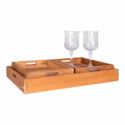 House Nordic 4601020 plateau repas Plateau de service classique Rectangle Bois