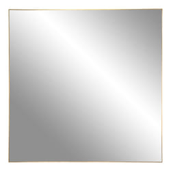 House Nordic Jersey miroir mural Carré Laiton