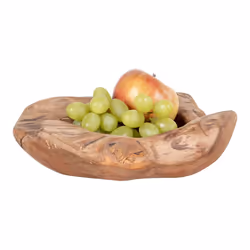 House Nordic 4501010 bol Coupe de fruits Rond Teck Bois