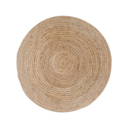 House Nordic 3981093 tapis de sol Intérieure Rond Jute Naturel