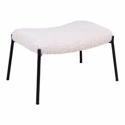 House Nordic 1501136, Intérieure, Bois de pin, Polyester, Acier, Blanc, Acier, Noir, Intérieure
