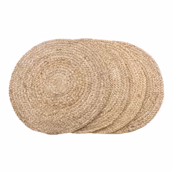 House Nordic 3984001, Rond, Naturel, Monochromatique, Jute, Bombay, 380 mm