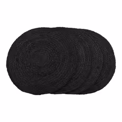 House Nordic 3984002, Rond, Gris foncé, Monochromatique, Jute, Bombay, 380 mm