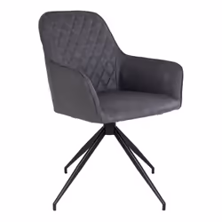 House Nordic 1001166, Siège plat, Polyuréthane (PU), Gris, Dossier rembourré, Polyuréthane (PU), Gris