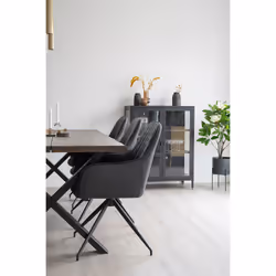 House Nordic 1001166 chaise restaurant Siège plat Dossier rembourré