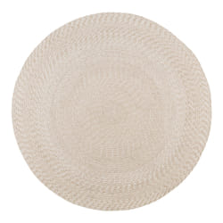 House Nordic Menorca Intérieure, Extérieure Tapis de sol Rond Polyéthylène téréphthalate (PET) Sable