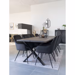 House Nordic 4001080 miroir mural Ovale Noir