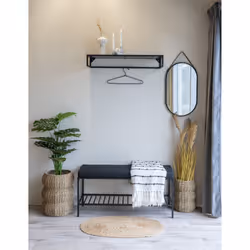 House Nordic 4001080 miroir mural Ovale Noir - Vue supplémentaire 6