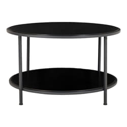 House Nordic 2101510 Table à café, latérale et de salon Table basse Forme arrondie 4 pieds