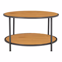 House Nordic Vita, Table basse, Forme arrondie, 4 pieds, Bois