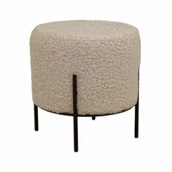 On craque totalement pour la tendance bouclette, pas vous ? Ce sera peut-être le cas avec le pouf rond en tissu bouclette et  ...